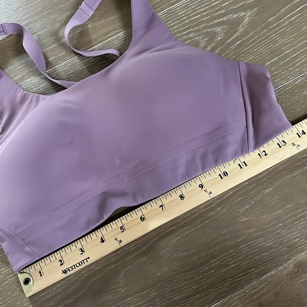 Athleta Advance Sports Bra Deep Lilac size 36C - Picture 3 of 6